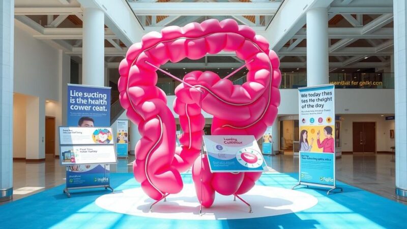Acara Kesadaran Kanker Kolon di Meridian: Berjalan Melalui Koloni Raksasa